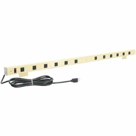 BENCHPRO 48'' Beige 8-Outlet Mountable Power Strip A8-48 595A848BG